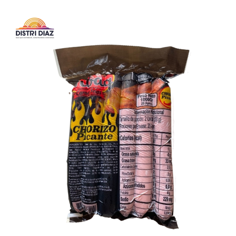 CHORIZO MEXICANO FRIBAQ X10 UNDS