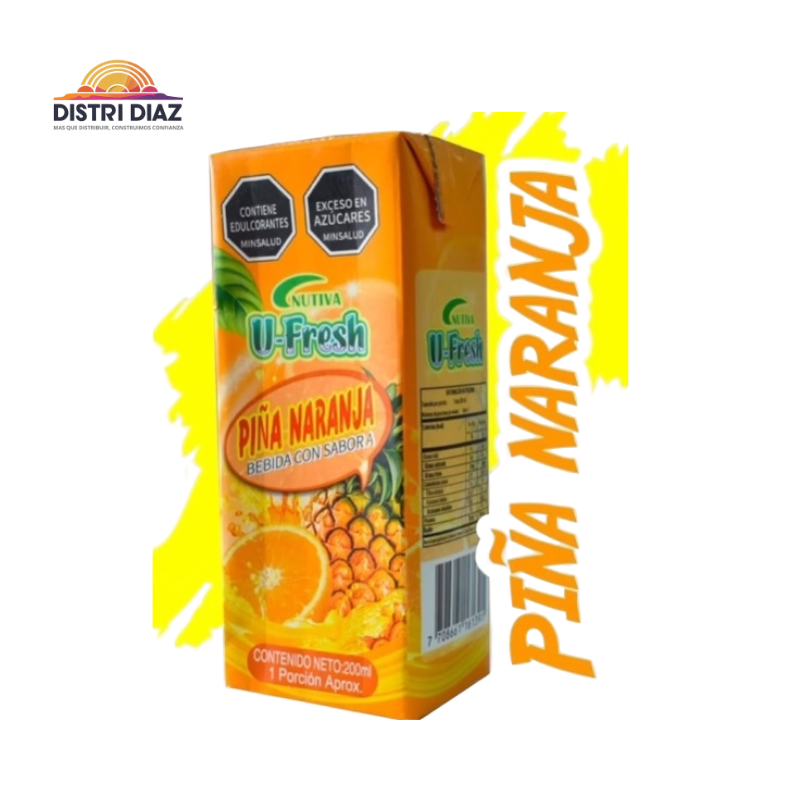 ZUMO X 24 PIña NARANJA 