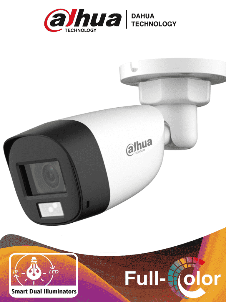 CAMARA DAHUA BALA 2MP 2,8MM AUDIO DIGITAL FULL LED