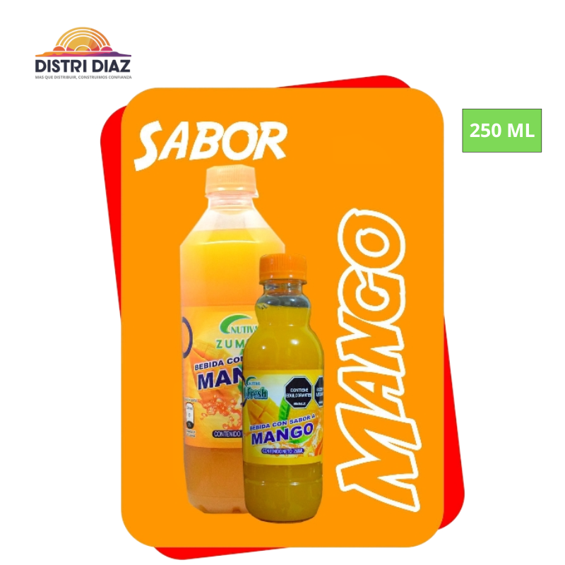 ZUMO 250ML X 15UNDS MANGO
