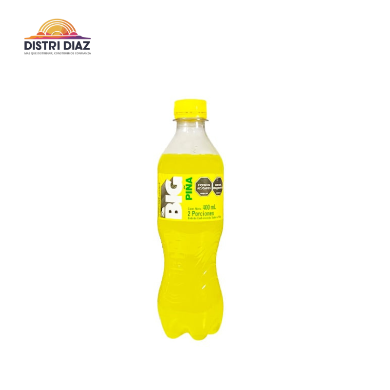 GASEOSA BIG COLA PIÑA 400 ML X12 UNDS